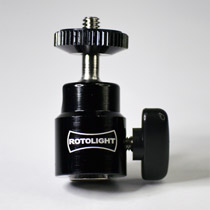 360 DEGREE BALL SWIVEL TO 1/4'' 20 ADAPTER